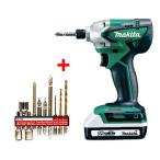 （充電ドライバー活用10点セット付）makita マキタ 18Vリチウムイオン 充電式インパクトドライバ MTD002DSAX