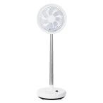 C:NET シィー・ネット パタパタ折りたためる扇風機 DCリビングファン 折り畳み収納 PaTaFAN mini パタファン ミニ ホワイト CFDC708WH