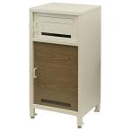 （メーカー直送）MOJYU 宅配ボックス付ポスト Lauro ラウロ アイボリー PBX-027