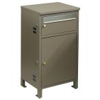 ショッピング宅配ボックス （メーカー直送）MOJYU 宅配ボックス付ポスト Mina ミーナ ミルクティーベージュ PBX-063