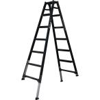 （メーカー直送）（法人限定）アルインコ 伸縮脚付はしご兼用脚立210cm ブラック PRW-210BK