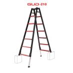 （送料無料）（直送）アルインコ GAUDI ガウディ 上部操作型 伸縮脚付きはしご兼用脚立 210cm GUD-210