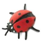 訳あり グットラックミニ テントウムシ フィギア オーナメント オブジェ (コンパクト便可)