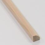 桧　モールディング　化粧入隅　約幅１０ｍｍ×高さ１０ｍｍ×長さ１９５０ｍｍ (店舗受取のみ)
