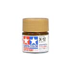  Tamiya цвет акрил Mini X12 Gold leaf ( compact рейс возможно )