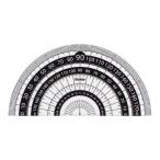  легктй для просмотра белый чёрный транспортир 9cm APJ151B 9CM акрил производства ( compact рейс возможно )