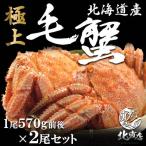 [ Hokkaido производство шерсть .570g×2] Hokkaido четырёхугольный волосатый краб!! высшее холод ....... Boyle . внезапный скорость рефрижератор! вода производство промышленные круги . пробовать ограничение период только бесплатная доставка Hokkaido четырёхугольный волосатый краб 570g 2 хвост комплект 