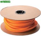 ■PANDUIT コルゲートチューブ ポリエチレン スリット付き オレンジ 内径7.0mm【1008879:0】[店頭受取不可]