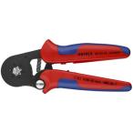 ■KNIPEX ワイヤーエンドスリーブ自動調整圧着ペンチ 六角クランプ【1163380_0】[店頭受取不可]