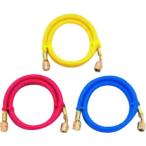 ■タスコ R410,R32 5/16″チャージホース 150cm 黄【1452619:0】[店頭受取不可]