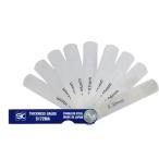 ■SK スキマゲージ ステンレスシクネスゲージ 75mm 9枚 厚さ0.04~0.30mm【1607577:0】[店頭受取不可]