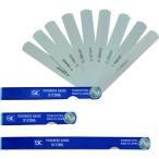 ■SK スキマゲージ ステンレスシクネスゲージ 150mm 9枚 厚さ0.04~0.30mm【1607579:0】[店頭受取不可]