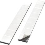 ■TRUSCO 強力マグネット粘着付テープ(スリット加工入り) 2個入【2575084:0】[店頭受取不可]