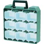 ■IRIS 231010 パーツ収納 ユニットケース(ウエストケース9個付)【3256472:0】[店頭受取不可]