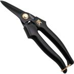 ■フジ矢 電工ストレートバサミPRO(黒金)【3350701:0】[店頭受取不可]