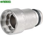 ■TONE インパクト用ダブルクイックフィットソケット 対辺寸法27、32mm 差込角12.7mm【3682788:0】[店頭受取不可]