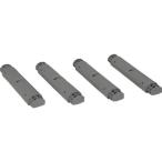 #TRUSCO pra полки для ножек только 4 шт. комплект высота 372mm для arsenal серый [3686264:0][ витрина квитанция не возможно ]