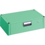 ショッピングトラスコ中山 ■TRUSCO 【売切廃番】 フレックスワゴン 1段引出750X500 ヤンググリーン【3931528:0】[店頭受取不可]