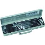 ■TONE 切替式ラチェットめがねレンチセット 10pcs【3964787_0】[店頭受取不可]