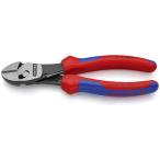 ■KNIPEX ツインフォースニッパー バネ付 180mm【4972490_0】[店頭受取不可]