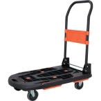 ショッピングTRUSCO ■TRUSCO 樹脂台車 カルティオ 780X490 折畳 ブラック【5584732:0】[店頭受取不可]