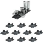 ■ステルスマウント ツールホルダー Drawer Hiveツールキャビネット用3/8(差込角9.5mm)ソケットホルダー 10個入り【7035079:0】[店頭受取不可]