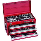 ■TONE 整備用工具セット ツールセット(レッド仕様) 間口508×奥行232