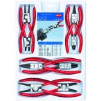 ショッピングTRUSCO ■KNIPEX 002004V01 8本組 スナップリングプライヤー【8363369:0】[店頭受取不可]