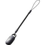 #ELECOM смартфон для зажим ремешок 30cm черный [8643823:0][ витрина квитанция не возможно ]