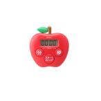 ドリテック dretec キッチンタイマーりんごタイマーT-534RDレッド