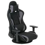 武田コーポレーション 回転式ゲーミング座椅子 ブラック GMES-03