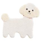 oka туалет коврик 56×55cm вентилятор tito животное белый пудель 