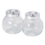 パール金属 保存容器 クローブ ガラス製スパイスビン210ml 2個組
