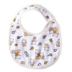  wave нагрудник ... Chan хлопок 100% сделано в Японии "теплый" белый 