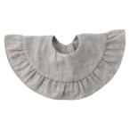  wave нагрудник . есть . оборка нагрудник девочка модный сделано в Японии . серый 