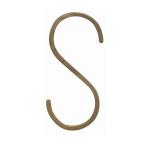 クレエ S字フック アイアン M アンティーク調 ゴールド