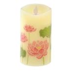 カメヤマ LEDローソク いろはあかり 蓮ハナ 電池式
