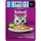 マースジャパンリミテッド カルカンパウチ ４種のおいしさ まぐろ・たい・白身魚・さけ入り 60g