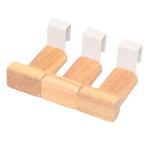  мужской Mac крюк 3 штук входит из дерева крюк платформа из деревянных планок ...... мебель опция детали натуральный 