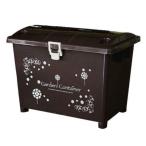  flat мир промышленность сад контейнер садоводство место хранения box 70L сад сопутствующие товары большая вместимость c функцией блокировки Brown 
