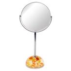 パラデック スタンドミラー 片面拡大鏡 7倍率 ロングタイプ ハーバリウムベース オレンジ