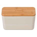正和 弁当箱 2段 730ml matratt モースレ 長角ネストランチ アイボリー