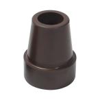 介援隊ゴムチップE 一本杖・伸縮杖用(内径18mm) / CX-07024 ブラウン 介援隊 歩行関連/杖小物/ゴムチップ (W2638)