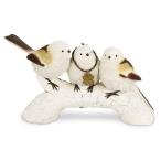 キシマ ガーデンオーナメント シマエナガ 置物