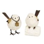 キシマ ガーデンオーナメント シマエナガ 2羽セット