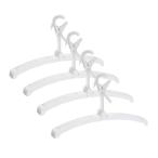  маленький . гарантия промышленность место вешалка футболка скользящий вешалка 4 шт. комплект белый 