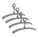  маленький . гарантия промышленность место вешалка футболка скользящий вешалка 4 шт. комплект серый 