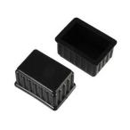  высокий logic ножек колпак прямоугольный 23×36×25 мм чёрный 1 пакет 2 шт 