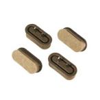  высокий logic удар включено фетр 16×35 мм Brown 1 пакет 4 шт 