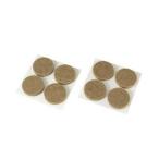  высокий logic твердость фетр круг 25 мм Brown 1 пакет 8 шт 